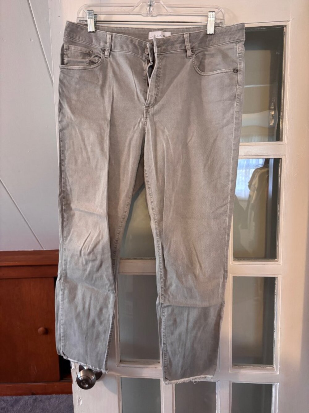 LOFT Curvy Skinny Crop pant